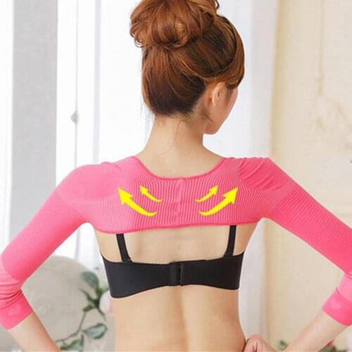 Women Corset Body Shaping Anti-hunchback Arms Compression Chest Push Up Top