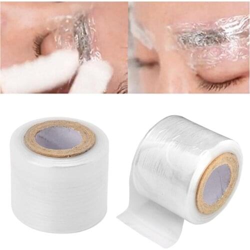 1 Roll 40MM*200M Tattoo Clear Wrap Tattoo Film For Semi Permanent Eyebrow Lips Makeup Plastic Wrap Numbing Cling Film Accesories