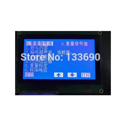 1pcs 5.0V 240128 240*128 240X128 lcd display LCM240128A-V3.0 UCI6963 RA6963 blue 144*104mm 21pin or 20pin