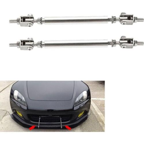 2Pcs Car Stainless Steel Wind Splitter Rod Support Stabalizer Lengh (5.5-8 Inch) for Accent Azera Equus Genesis Sonata Veloster