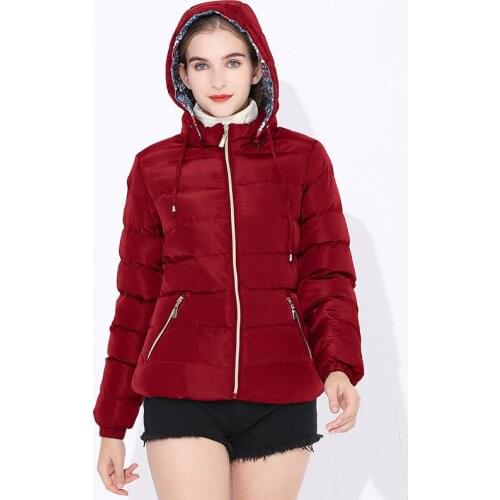 2020 cross border new winter retro short cotton parkas thickened fashion style women leisure cotton padded jacket lady coat