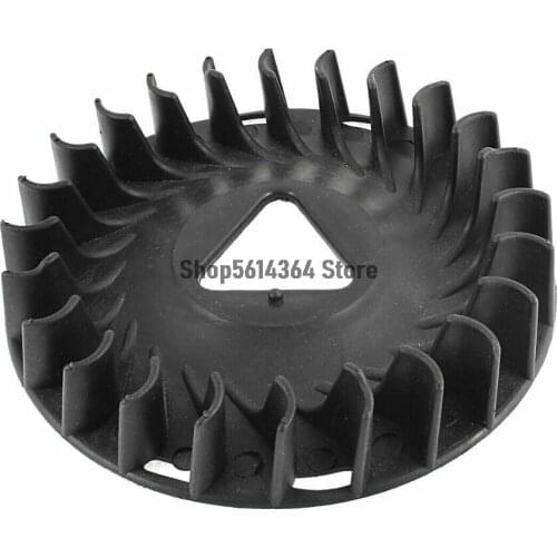 21.5mm Dia Black Plastic 24 Teeth Generator Motor Fan
