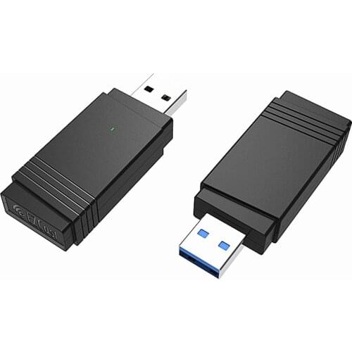 5G/2.4G EZC-5300 BS 1200Mbps USB 3.0 Wireless WiFi Adapter Dongle Dual Band Bluetooth 5.0 Built-in Dual Antenna For PC Keyboard