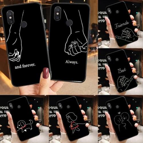 0 Always And Forever Best Friends Phone Case For Xiaomi Redmi 4x 5 plus 6A 7 7A 8 mi8 8lite 9 note 4 5 7 8 pro