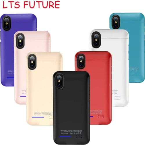 4000mAh Battery Charging Cover For iPhone X 10 External Battery Cases, High Capacity Power Bank Portable Charger Slim Thin Light