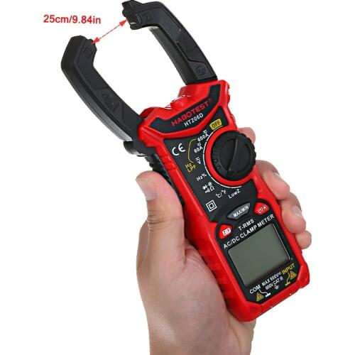 HABOTEST HT206A/HT206B/HT206D AC/DC Digital Clamp Meter for Measuring AC/DC Voltage , AC/DC Current, NCV Clamp Multimeter