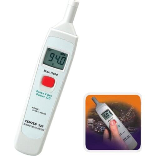 CENTER-328 Digital Noise Analyzer Sound Level Meter Automatic Range Finding Accurate Sound Pressure Peak Detecting Internal