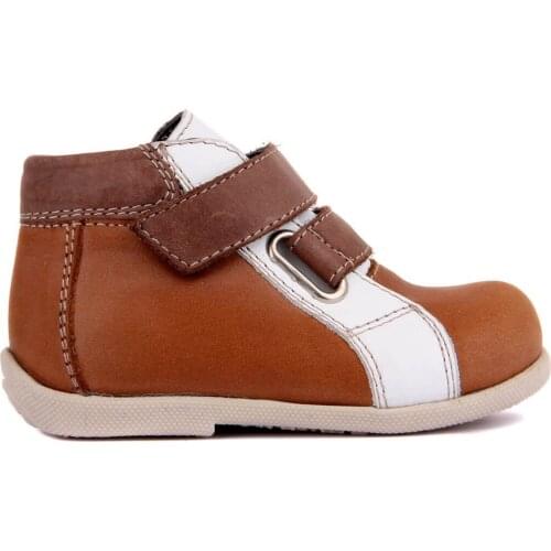 Sail Lakers-Tan Leather Baby Shoe