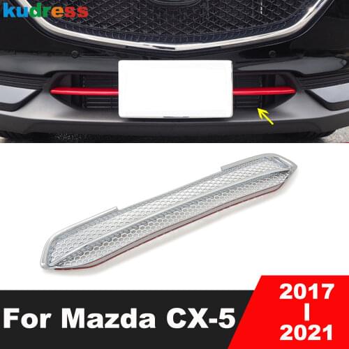 For Mazda CX5 CX-5 KF 2020 2017 2018 2019 Chrome Front Grille Grill Sill Decoration Protector Cover Trim Car Styling Accessories