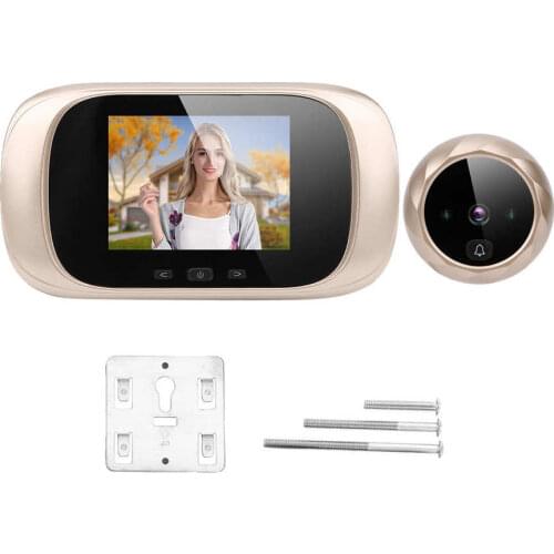Maison Video Intercom 2.8in TFT LCD Visual Door Viewer IR Night Cyclic Storage Camera Doorbell Ding Dong
