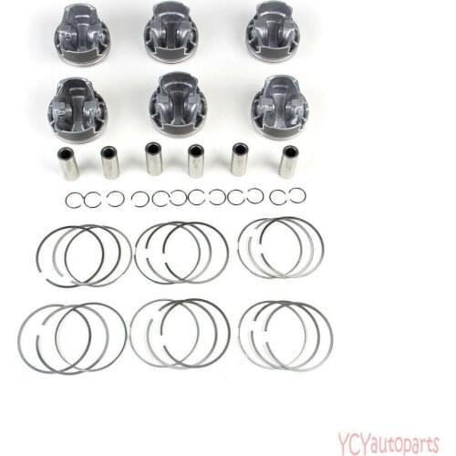 Piston&Ring Kit Fit For Audi A4 S4 S5 S6 A8 S8 Q7 3.0T CREC CRED 06E 107 065 DS