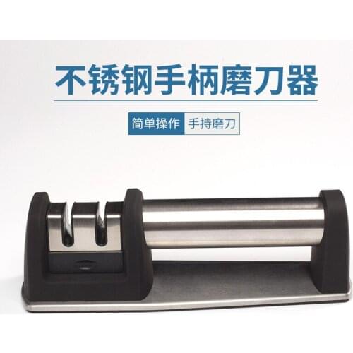 Kitchen knife sharpener stainless steel household handheld knife sharpener new portable knife sharpener