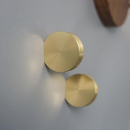 Copper Cabinet Knobs and Handles Round Drawer Knobs Kitchen Handles Cabinet Pulls Solid Brass Furniture Knob