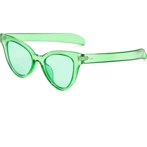 Sexy Cat Eye Sunglasses Women Brand Designer Mirror Black Triangle Sun Glasses Female Lens Shades for Ladies Eyewear UV400