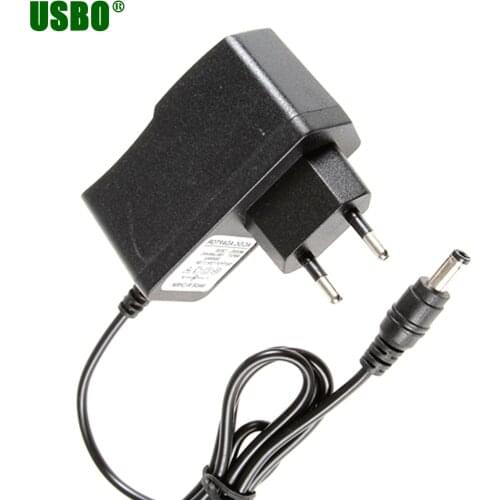 Wholesale 1m 0.5A EU US AC to DC power adapter 5.5*2.5mm 5.5*2.1mm 100-240V Supply Charger for Blood Pressure Monitor 6V 500MA