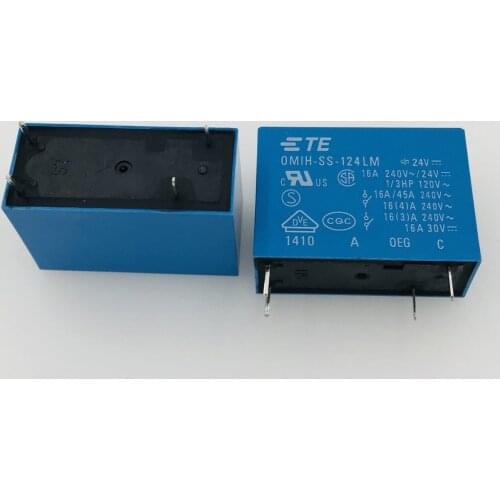 Original OMIH-SS-124LM 4pin 16A 250VAC relays