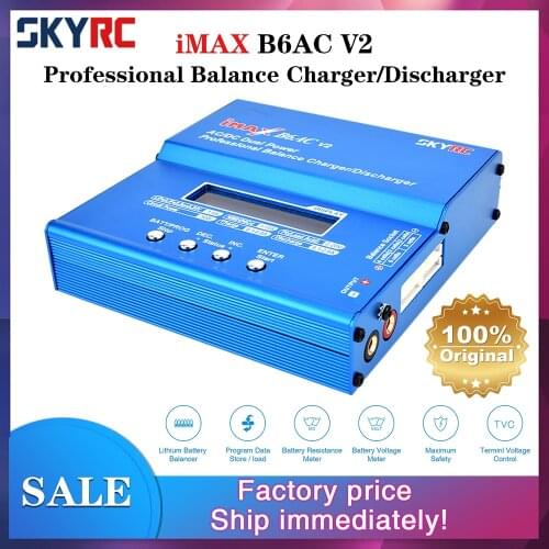 Good Sale SKYRC iMAX B6AC V2 RC Charger 50W 6A Balance Charger Discharger Digital LCD Screen Li-ion Nimh Nicd Lipo Battery