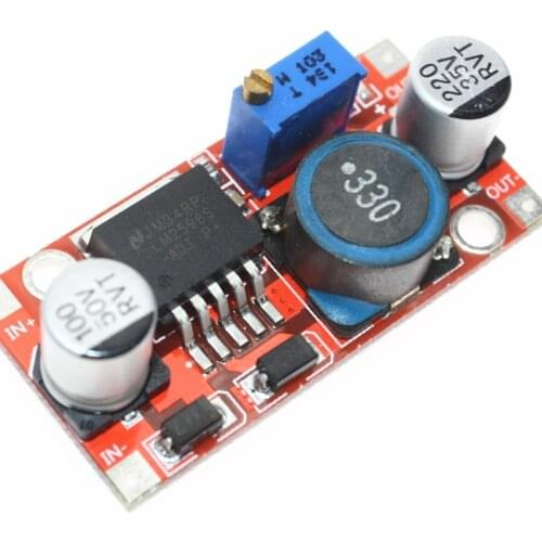 LM2596S DC-DC 3.6-46V 3A adjustable step-down power Supply module With reverse connection protection 5V voltage regulator
