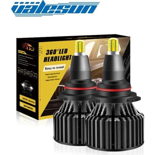 LED Car Headlight Fanless 360 Degree No Dark Spot H7 H8 H9 H11 9005 HB3 9006 HB4 Canbus No Error Message 12V 6000K