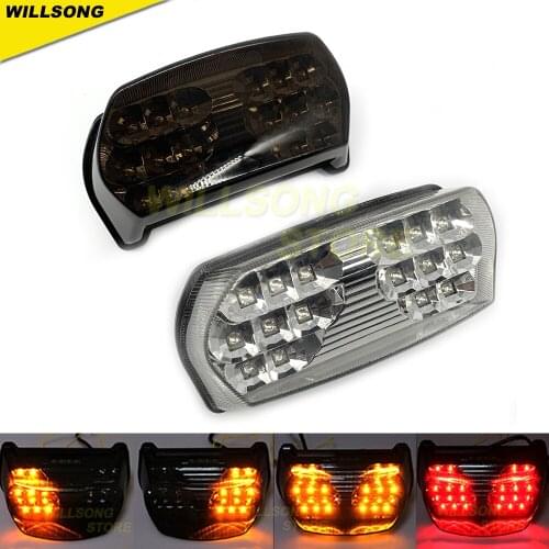 LED Rear Tail Brake Light Blinker Turn Signal Integrated Lamp For KAWASAKI GPZ1100 NINJA ZX7R ZX7RR 95-03 Motorcycle Lighting