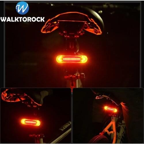 Bicycle Light Waterproof Bike Taillight LED USB Rechargable Safety Back Light Smart Wireless Remote Control Led Lamp