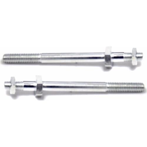 1Pair Rear Long Bolts For Harley Dyna Softail Fatboy 04-14 Sportster 883 1200