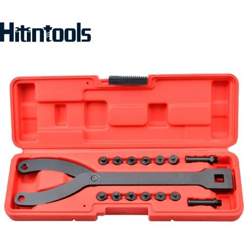 1/2 Inch Dr Adjustable Variable Pin Spanner Wrench Tool Pulley Puller Remove 15Pc