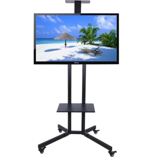 32-60 inch LCD LED Plasma TV Mount Floor Display Stand Carts/Trolley With DVD Holder And Camera Holder