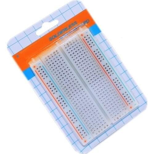 400 Points Solderless Bread Board Breadboard 400 PCB Test Board for ATMEGA PIC Arduino UNO