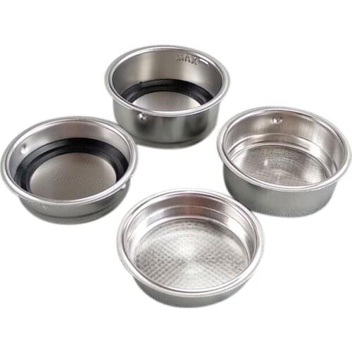 51mm Italian Coffee Machine Accessories Pressure Cup Filter with Black Ring Removable Powder Cup Powder Bowl Basket