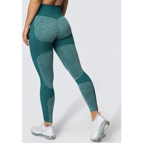 Seamless Leggings Booty Yoga Pants Fitness Women High Waist Push Up Workout Tights Running Sportswear Elastic Trousers Gym Pants