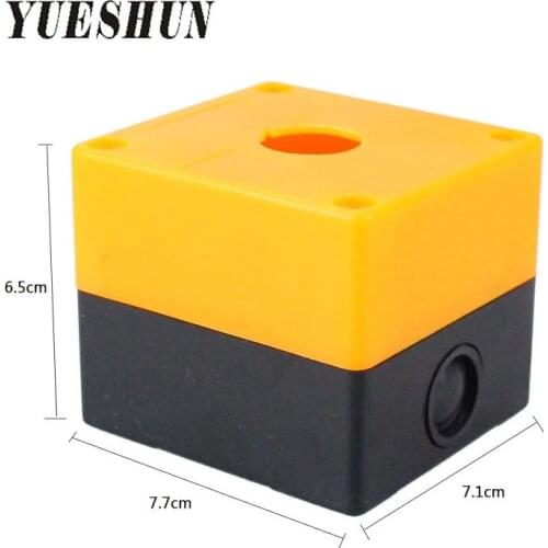 22mm Push Button Switch Control Box One Hole for Industrial Control Equipment Waterproof Dustproof BX1-22