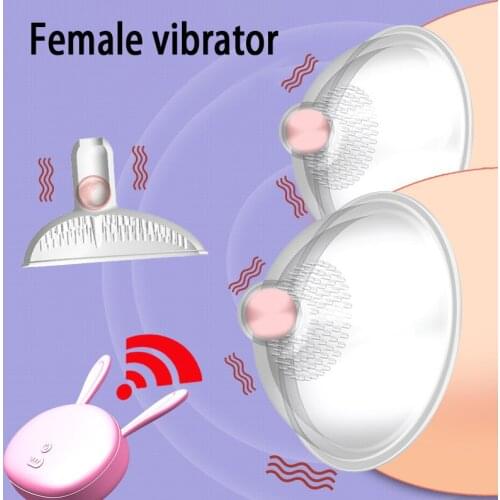 Electric Nipple Vibrator Sex Toy for Women Breast Enlargement Masturbators Vibrator Clitoris Stimulation Massager Toys for Adult