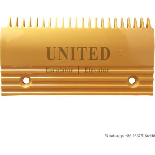 Escalator ABS Comb Plate L47312024A L204mm Hole Pitch 145mm Left 22 Teeth