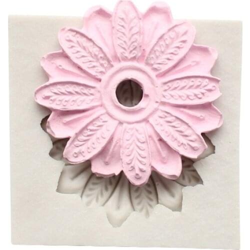 European teapot Fondant Silicone Mold Flowers Chocolate Mould Pastry Baking Cake Decorating Tools Candy Biscuits Molds