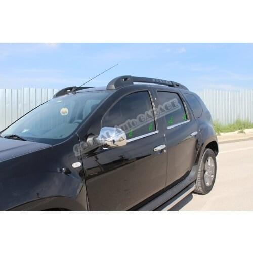 For Nissan Terrano 2014-2020 Chrome Window Moulding Window Frame Framework Auto Accessory Diffüser Spilitter Car-styling