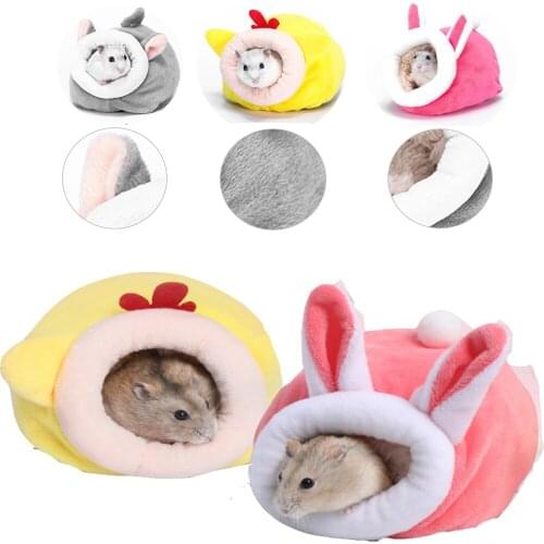 Pet Cage for Hamster Accessories Mouse Cotton House Small Animal Nest Warm Hamster Cage For Rodent/Guinea Pig/Rat/Hedgehog New