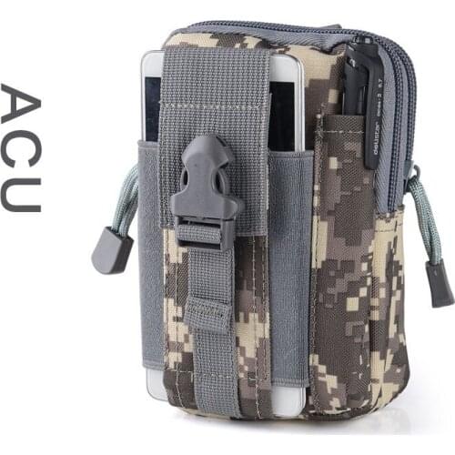 Multifunction High Capacity Tactical Military Men Sport Waist Bag Waterproof Running Bag Fanny Pack For Mobile Phone Coin Purse