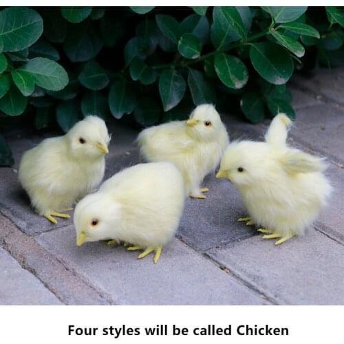 Simulation Animal Chicken Creative Toys товары для дома Home Decoration Accessori... Cute Doll Present A Gift Easter Decoration