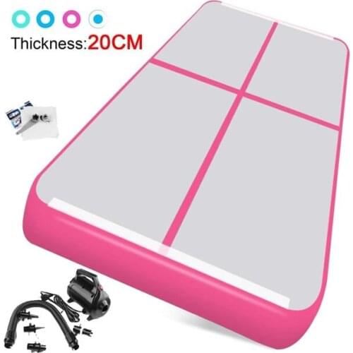 Inflatable Gymnastic Airtrack Tumbling Mat Air Trampoline Track For Home use Air Floor Safety Training Taekwondo Cheerleading