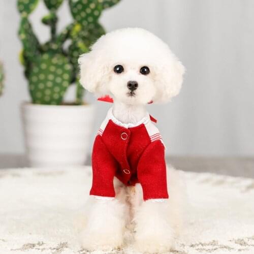 New Pet Clothing Fall/winter Dog Vest Institute Wind Pet Coat Pet Clothes Comfortable Warm Pet Woolen Coat