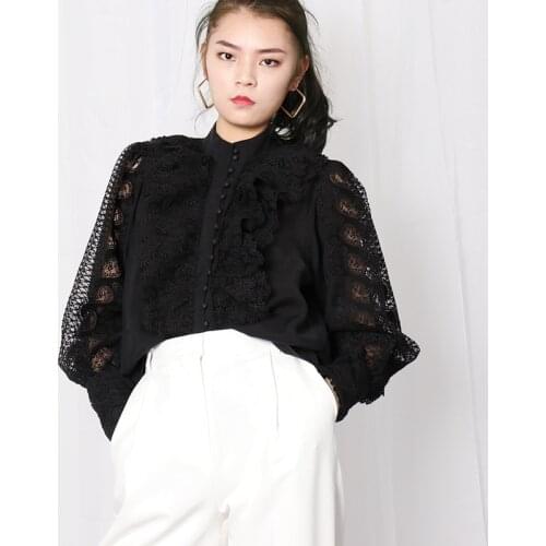 Prowow Women's Shirts With Embroidery