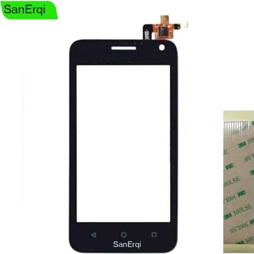 SanErqi 10PCS / LOT White Black For Huawei Y3 Y336 Y360 Touch Screen Digitizer Panel 4.0" Front Glass Lens Sensor