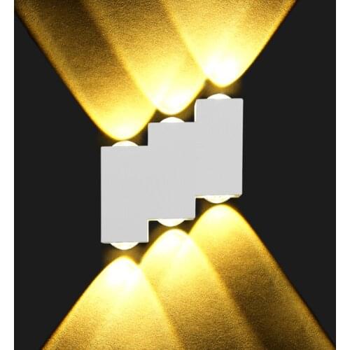 LED stairs Wall Light Waterproof aluminum wall lamp 6W 85~265V Led Garden Porch Street Path Light For outdoor Home lighting