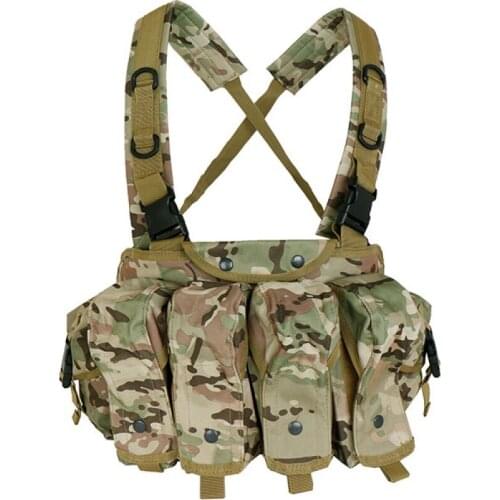 Tactical AK Chest Rig Vest Airsoft AK 47 Molle Magazine Pouch Army Military Equipment Outdoor Hunting CS Wargame Paintball Vests
