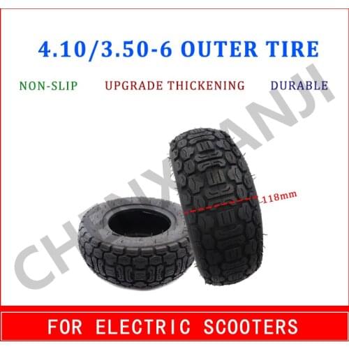 PULSE 4.10/3.50-6 Upgrade Thickening Outer Tire For E-Bike Wheelbarrow Scooter Mini Motorcycle Atv Motorcycle Off-Road