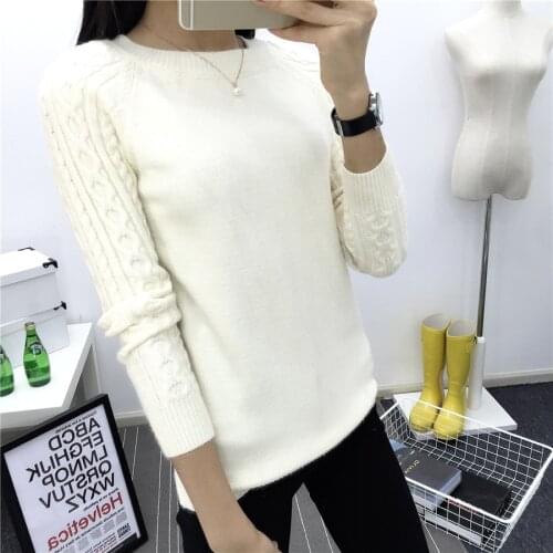 Elasticity sweater women 2021 fashion winter O-neck Knitted femme jumpers long sleeve warm soft Pullovers women sweaters female