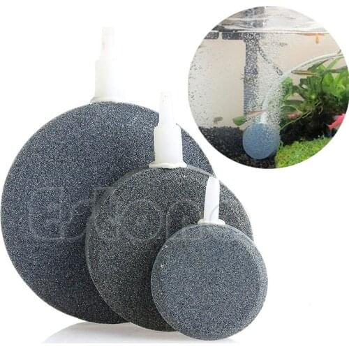 4/6/8cm Aquarium Fish Tank Pond Pump Air Bubble Disk Stone Aerator Oxygen Hydroponic Oxygen Plate Diffuser Pump Accessories