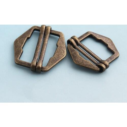 Bronze Slider Buckles 20mm/25mm Release Strap Fastener Belt Slide Buckles Web Rectangle Sewing Hardware