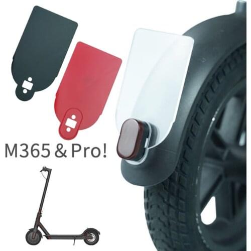 Rear Wing License Plate Mudguard Rear Warning Sign Practical Outdoor Safe Tool for Xiaomi M365 Pro Electric Scooter Accessories